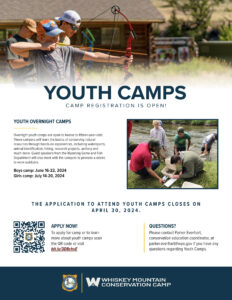 Youth Camps Registration Is Open